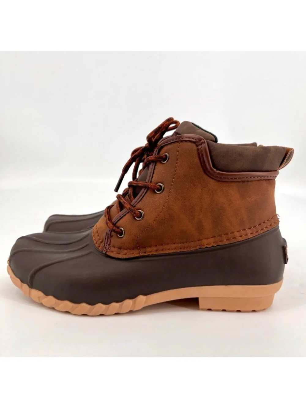Weatherproof Vintage Men's Aidan Duck Boots Size 8 Tan New In Box
